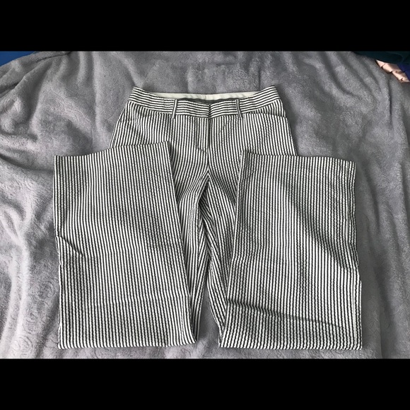Seersucker pinstripe pants size 2 - Picture 2 of 10